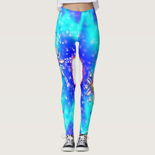 Festliche Schneeflocken Leggings