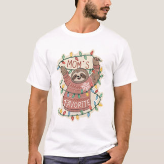 Festliche Sloth Meltdown-Aufkleber: Ugly Sweater H T-Shirt