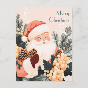 Festliche und elegante Weihnachtsgrüße Postkarte