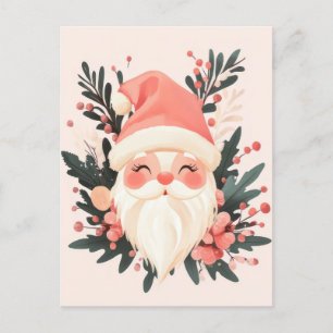Festliche und elegante Weihnachtsgrüße Postkarte