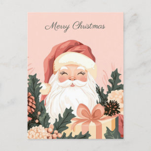 Festliche und elegante Weihnachtsgrüße Postkarte