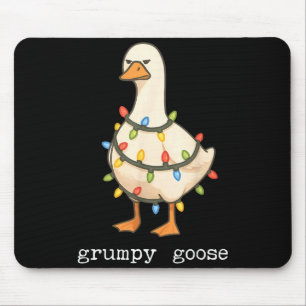 Festliche und fröhliche Gans Santa Hut Weihnachtsl Mousepad