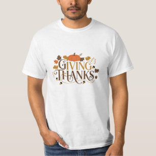 Festliche und lustige Erntedank Grafik T-Shirt