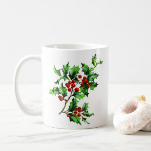 Festliche Vintage Viktorianische Weihnachten Heili Kaffeetasse