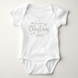 Festliche Weihnachten 2022 Baby Strampler