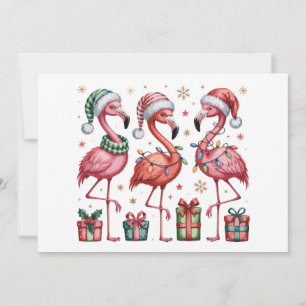 Festliche Weihnachten Flamingo Urlaub Niedlichen W