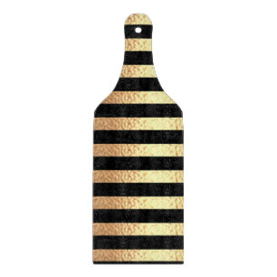 festliche Weihnachten klassische schwarze und gold Schneidebrett