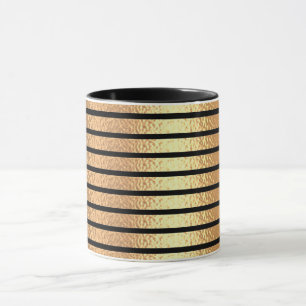 festliche Weihnachten klassische schwarze und gold Tasse