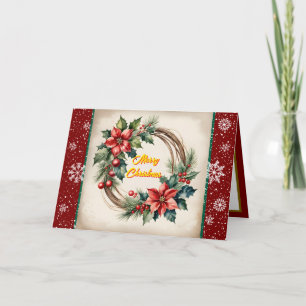 Festliche Weihnachten Schöne Trendy Collection Karte