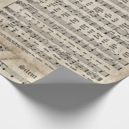 Festliche Weihnachtsblattübersicht Geschenkpapier