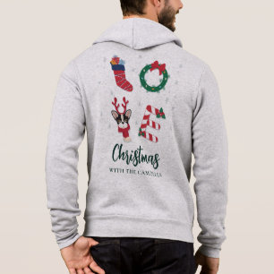 Festliche Weihnachtsfamilie Fun Matching Hoodie