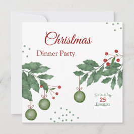 Festliche Weihnachtsfeier Ankündigung