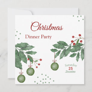 Festliche Weihnachtsfeier Ankündigung