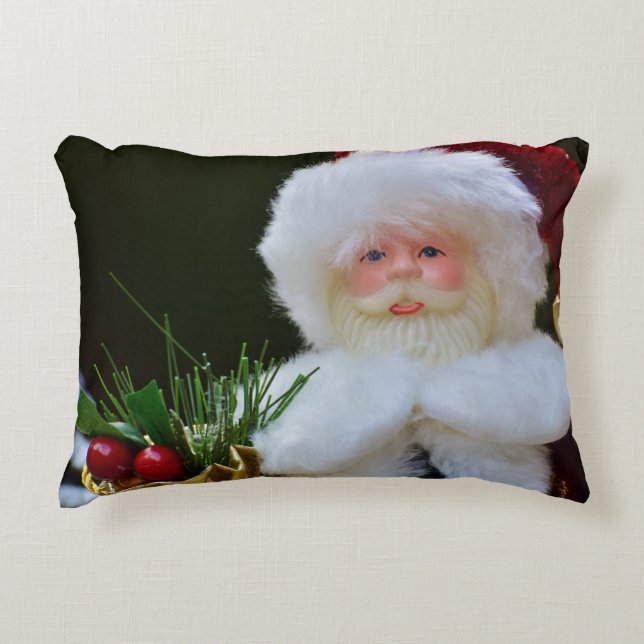 Festliche Weihnachtsfeier Dekokissen (Vorderseite)