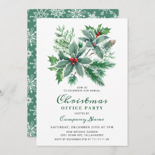 Festliche Weihnachtsfeier Einladung