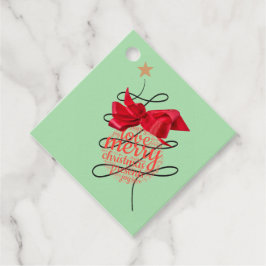 Festliche Weihnachtsfeier Geschenkanhänger