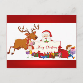 Festliche Weihnachtsfeier Postkarte