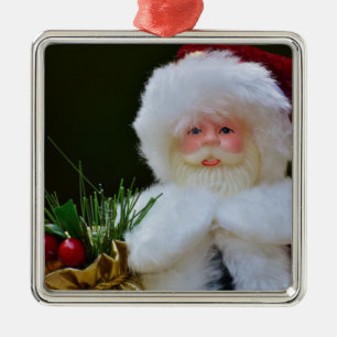 Festliche Weihnachtsfeier Silbernes Ornament