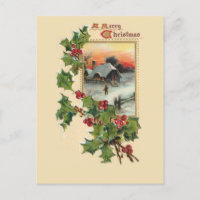 Festliche Weihnachtsfeier und rustikale Winterland