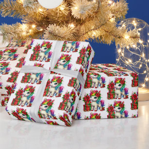 Festliche Weihnachtsfeiertage Geschenkpapier