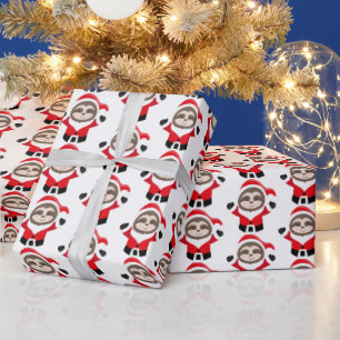 Festliche Weihnachtsflossen Wrapping Paper Geschenkpapier