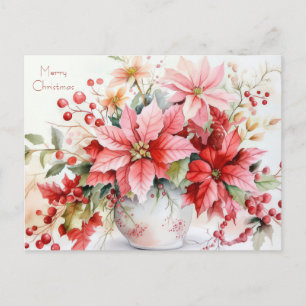 Festliche Weihnachtsgrußkarte Postkarte