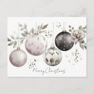 Festliche Weihnachtsgrußkarte Postkarte