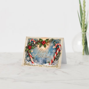 Festliche Weihnachtskarte mit Shine Karte