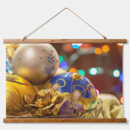 Festliche Weihnachtsschmuck mit Engeln Wandteppich Mit Holzrahmen