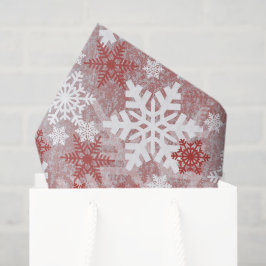 Festliche Weihnachtsschneeflocke Weihnachtsfeier T Seidenpapier