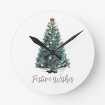 Festliche Wünsche. Weihnachtsbaum-Design