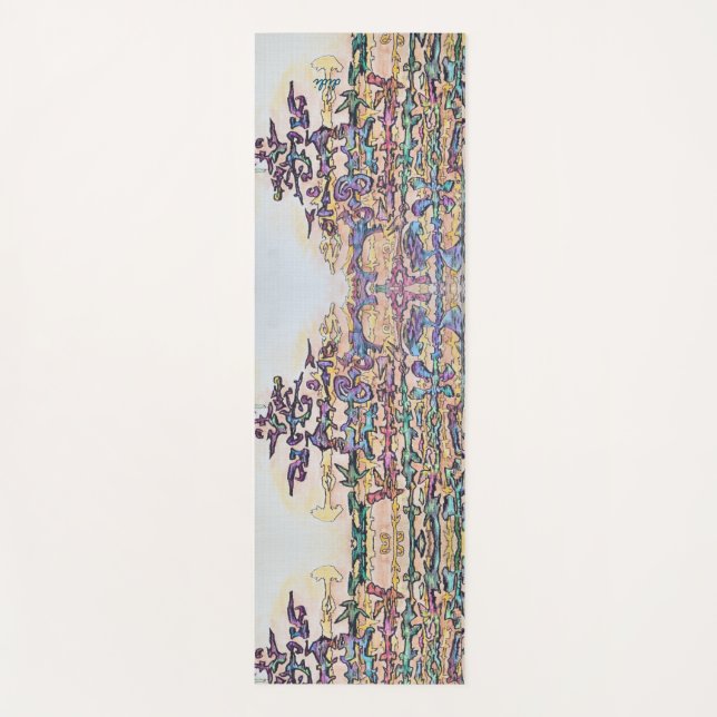 Festliche Yoga-Matte Yogamatte (Vorderseite)