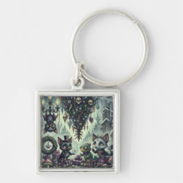 Festlicher Aufwärtstrend 1 Schlüsselanhänger