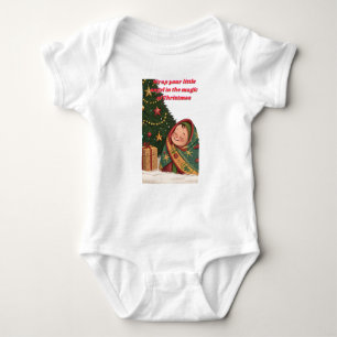 Festlicher Baby-Bodysuit - im Weihnachtsmagen verp Baby Strampler
