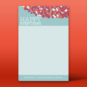 Festlicher Beerenkranz mit Happy Everything Post-it Klebezettel