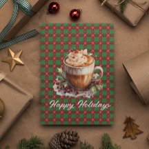 Festlicher Cappuccino individuell anpassbar