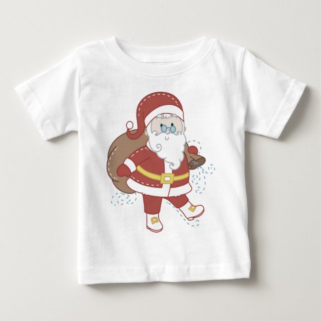 Festlicher Cartoon Baby T-shirt (Vorderseite)