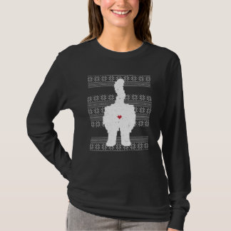 Festlicher Cat Hintern Ugly Weihnachtsfeiertag T-Shirt