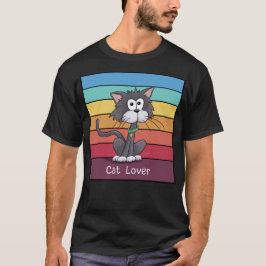Festlicher Cat Lover T - Shirt
