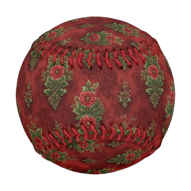 Festlicher Damast  Baseball (Vorderseite)