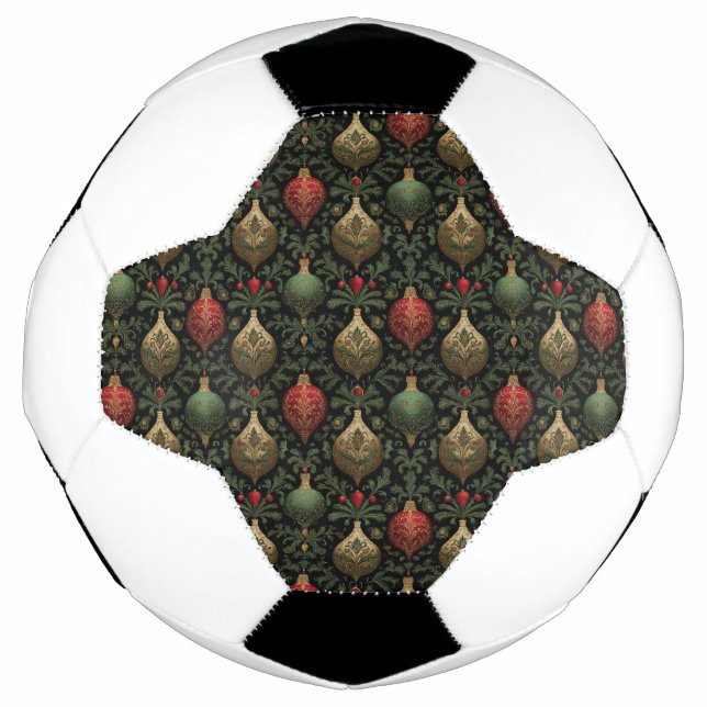 Festlicher Damast  Fußball (Vorderseite)