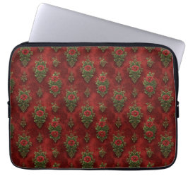 Festlicher Damast  Laptopschutzhülle
