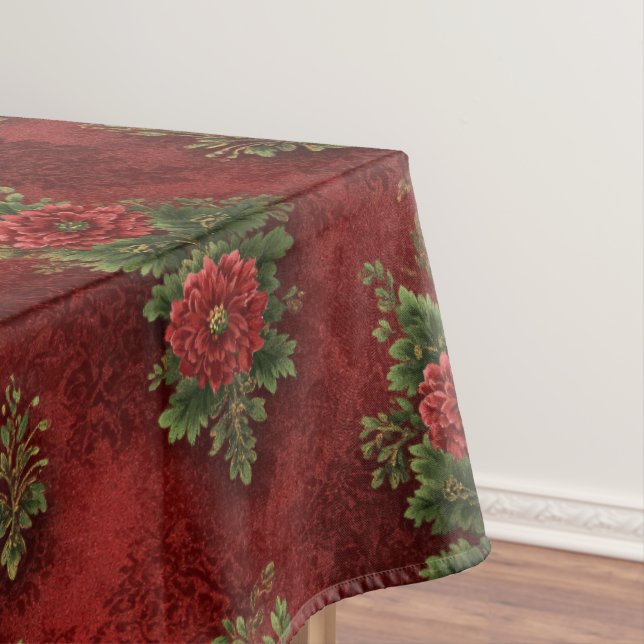 Festlicher Damast  Tischdecke (Beispiel)