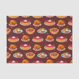 Festlicher Erntedank Feeling Muster Seidenpapier