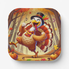 Festlicher Erntedank Türkei Papier Teller