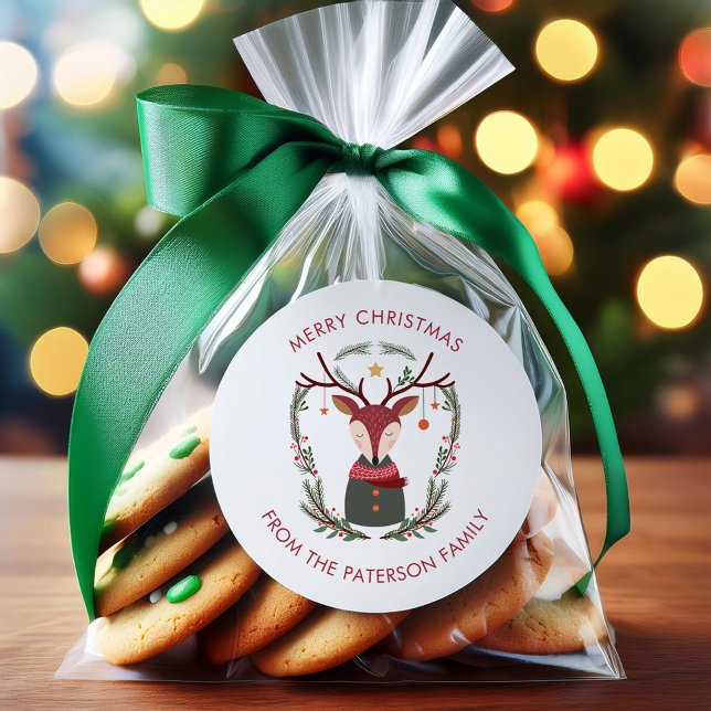 Festlicher Feiertag Runder Aufkleber (Von Creator hochgeladen)