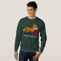 Festlicher Fox mit Weihnachts-Strumpf Custom Graph