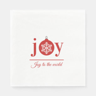 Festlicher Freude-Feiertags-Papierserviette Serviette