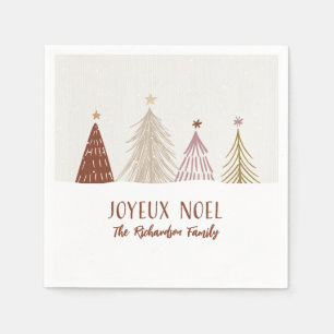 Festlicher Frohe Weihnachten Christmas Feiertags-P Serviette