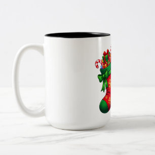 Festlicher Fuchsstrumpf Zweifarbige Tasse